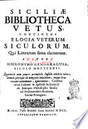 1700 - Siciliæ bibliotheca vetus, continens elogia veterum Siculorum, qui literarum fama claruerunt-Auctore Hieronymo Renda-Ragusa (pag.70, Cosmanus)[Biblioteca Nazionale Centrale di Firenze]